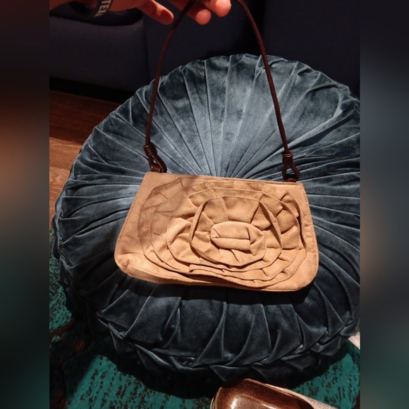 Vintage Victoria Secret Elegant Tan Handbag Very Cute - Picture 1 of 5